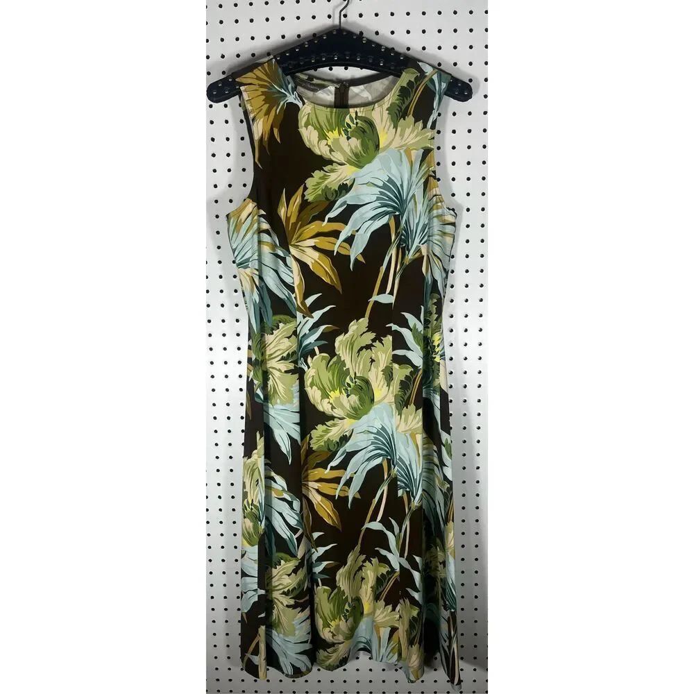 Tommy Bahama silk floral tank dress size 6